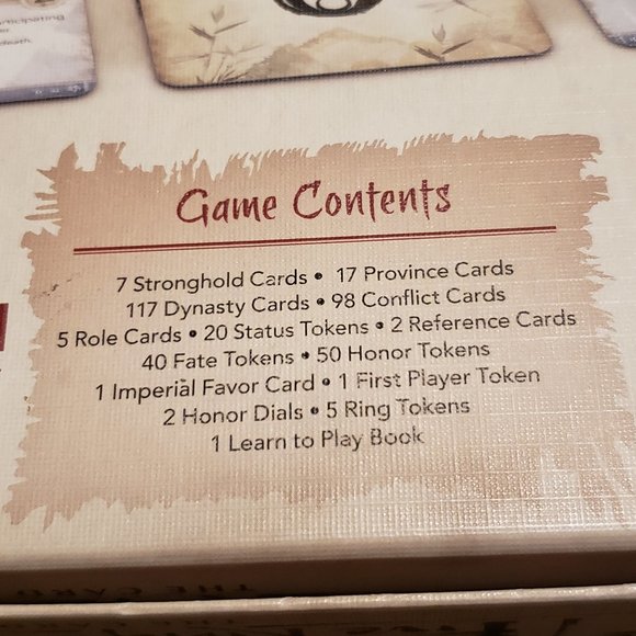 Fantasy Flight Games Legend of the Five Rings Card Bundle | 60 Cards As Pictured - Picture 13 of 15